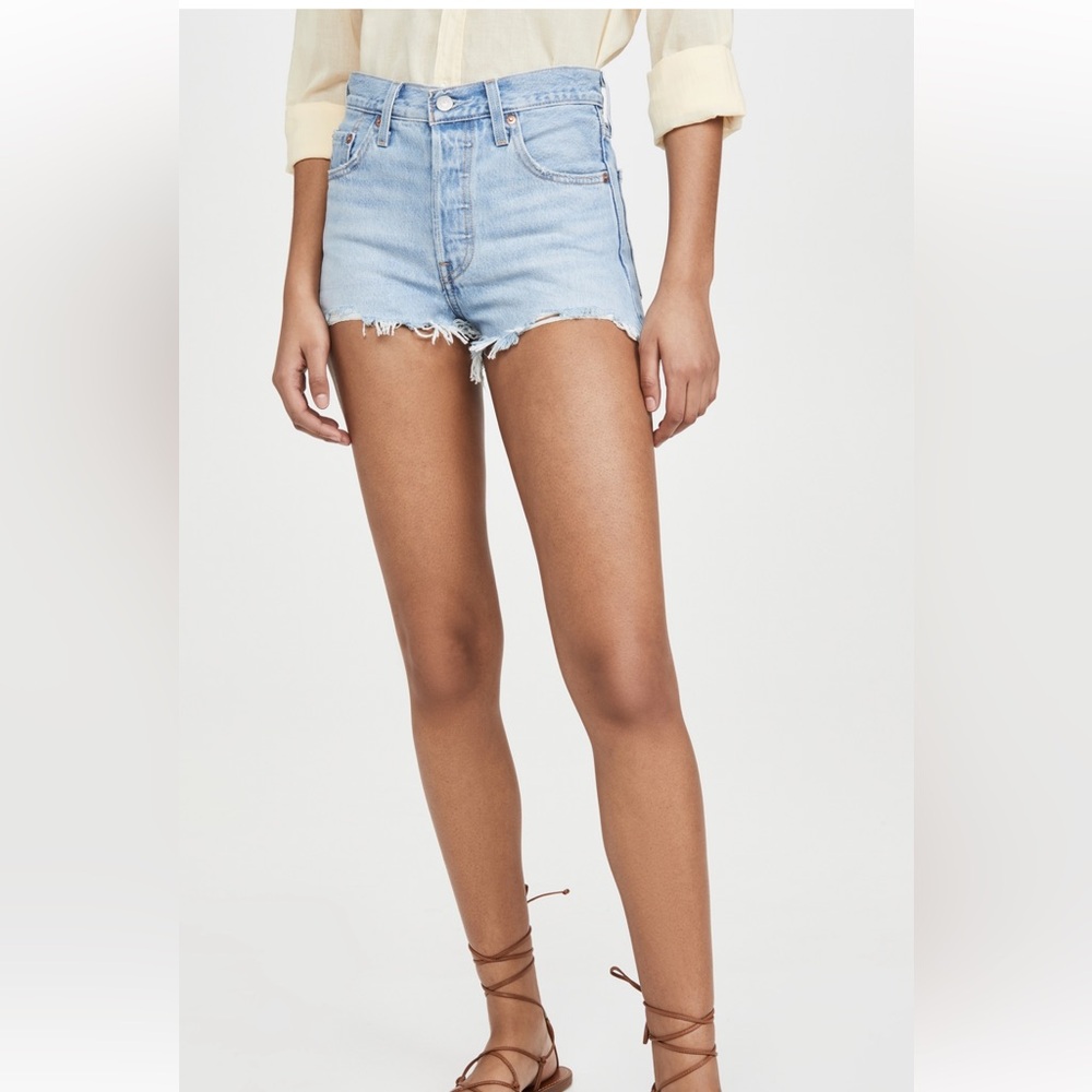 Levi’s 501 Light Blue Denim Women's Shorts